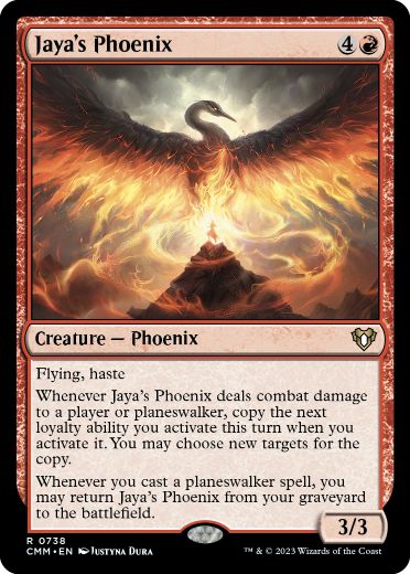 [738]【EN】ヤヤのフェニックス/Jaya's Phoenix【CMM】[R][赤]