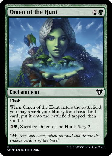 [906]【EN】狩猟の神のお告げ/Omen of the Hunt【CMM】[C][緑]
