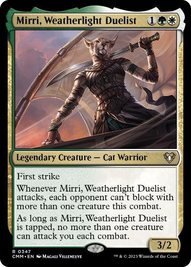 [347]【EN】ウェザーライトの決闘者、ミリー/Mirri, Weatherlight Duelist【CMM】[R][多色]