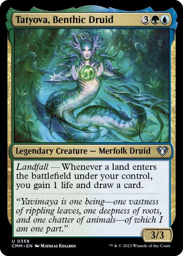 [358]【EN】水底のドルイド、タトヨヴァ/Tatyova, Benthic Druid【CMM】[U][多色]