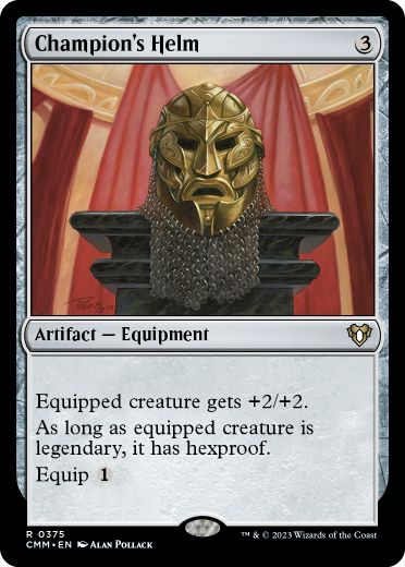 [375]【EN】勇者の兜/Champion's Helm【CMM】[R][茶]