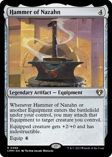 [388]【EN】ナザーンの槌/Hammer of Nazahn【CMM】[R][茶]