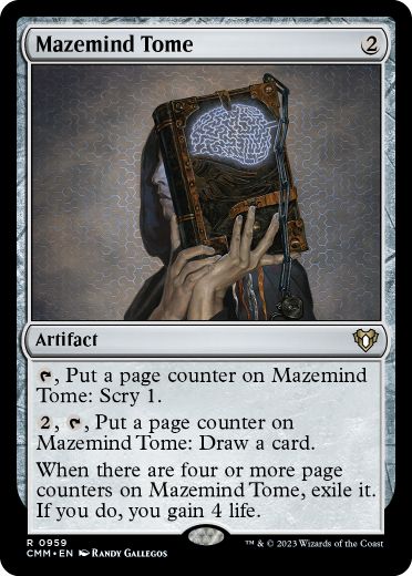 [959]【EN】精神迷わせの秘本/Mazemind Tome【CMM】[R][茶]
