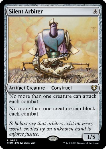 [972]【EN】沈黙の調停者/Silent Arbiter【CMM】[R][茶]
