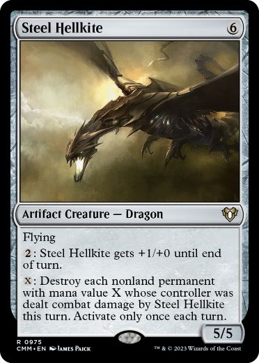[975]【EN】鋼のヘルカイト/Steel Hellkite【CMM】[R][茶]