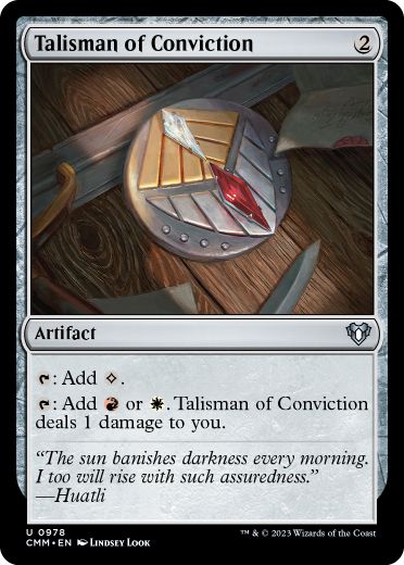 [978]【EN】確信のタリスマン/Talisman of Conviction【CMM】[U][茶]
