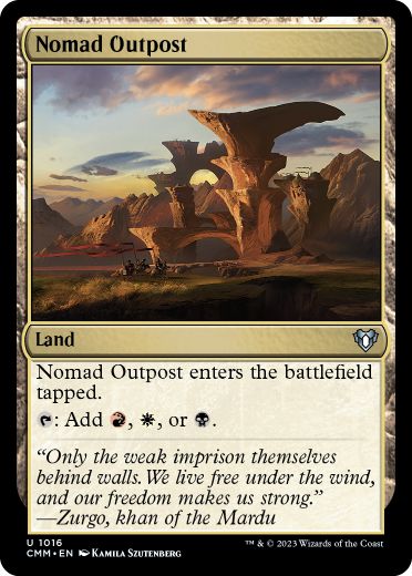 [1016]【EN】遊牧民の前哨地/Nomad Outpost【CMM】[U][土地]