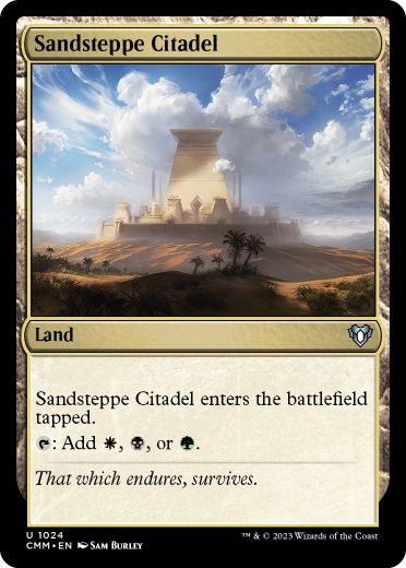 [1024]【EN】砂草原の城塞/Sandsteppe Citadel【CMM】[U][土地]