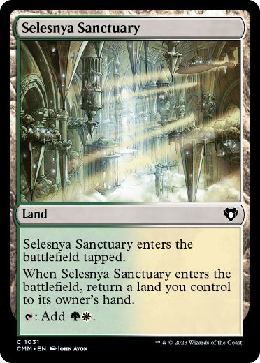 [1031]【EN】セレズニアの聖域/Selesnya Sanctuary【CMM】[C][土地]