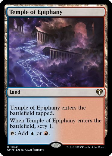 [1042]【EN】天啓の神殿/Temple of Epiphany【CMM】[R][土地]