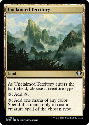 [1050]【EN】手付かずの領土/Unclaimed Territory【CMM】[U][土地]