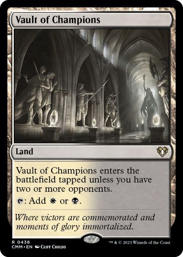 [436]【EN】勝者の大霊堂/Vault of Champions【CMM】[R][土地]