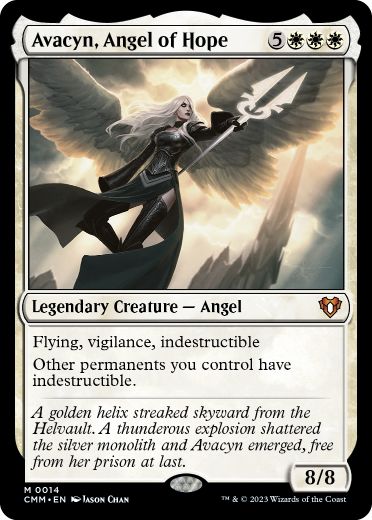 [014]【EN】【FOIL】希望の天使アヴァシン/Avacyn, Angel of Hope【CMM】[M][白]