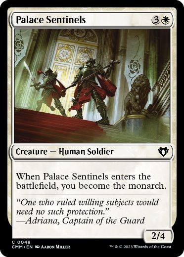[048]【EN】【FOIL】宮殿の歩哨/Palace Sentinels【CMM】[C][白]