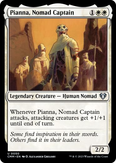 [050]【EN】【FOIL】遊牧の民の長ピアナ/Pianna, Nomad Captain【CMM】[U][白]