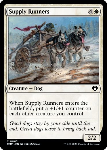 [063]【EN】【FOIL】補給品運び/Supply Runners【CMM】[C][白]