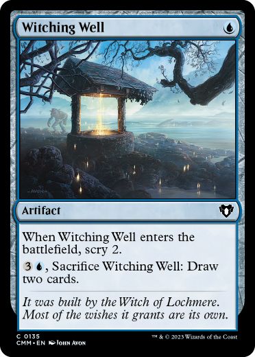 [135]【EN】【FOIL】魔法の井戸/Witching Well【CMM】[C][青]