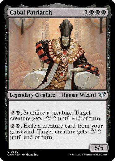 [140]【EN】【FOIL】陰謀団の総帥/Cabal Patriarch【CMM】[U][黒]