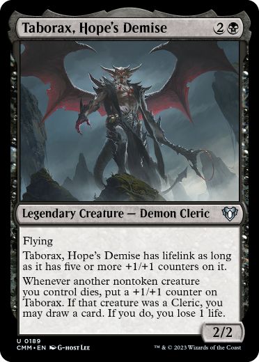 [189]【EN】【FOIL】希望の死、タボラックス/Taborax, Hope's Demise【CMM】[U][黒]