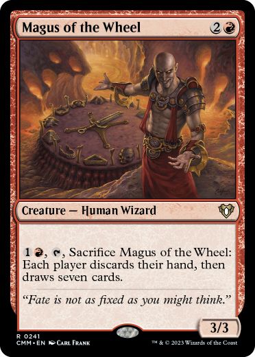 [241]【EN】【FOIL】輪の大魔術師/Magus of the Wheel【CMM】[R][赤]