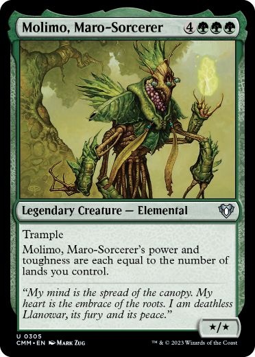 [305]【EN】【FOIL】マローの魔術師モリモ/Molimo, Maro-Sorcerer【CMM】[U][緑]