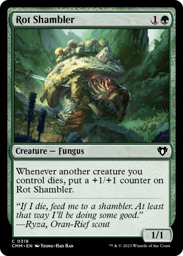 [318]【EN】【FOIL】腐敗のシャンブラー/Rot Shambler【CMM】[C][緑]
