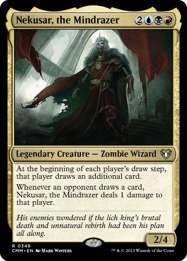 [349]【EN】【FOIL】精神破壊者、ネクサル/Nekusar, the Mindrazer【CMM】[R][多色]