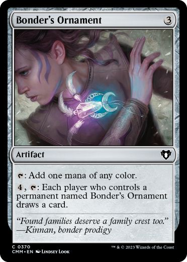 [370]【EN】【FOIL】眷者の装飾品/Bonder's Ornament【CMM】[C][茶]