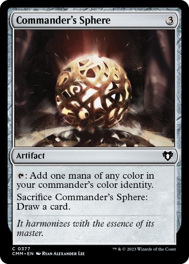 [377]【EN】【FOIL】統率者の宝球/Commander's Sphere【CMM】[C][茶]
