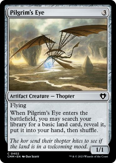 [402]【EN】【FOIL】巡礼者の目/Pilgrim's Eye【CMM】[C][茶]