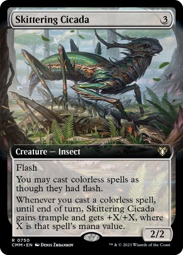 [750]【EN】■拡張アート■跳ね回るシケイダ/Skittering Cicada【CMM】[R][無]