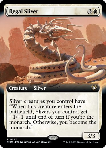 [757]【EN】■拡張アート■威厳スリヴァー/Regal Sliver【CMM】[R][白]