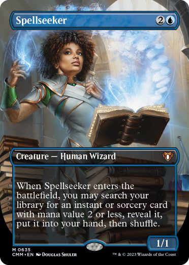 [635]【EN】■ボーダーレス■呪文探求者/Spellseeker【CMM】[M][青]