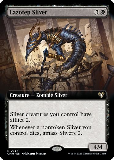 [764]【EN】■拡張アート■ラゾテプ・スリヴァー/Lazotep Sliver【CMM】[R][黒]