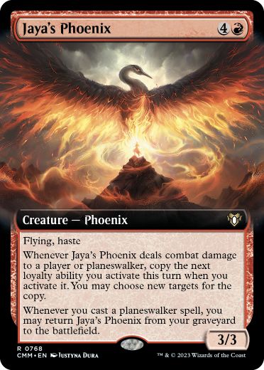 [768]【EN】■拡張アート■ヤヤのフェニックス/Jaya's Phoenix【CMM】[R][赤]