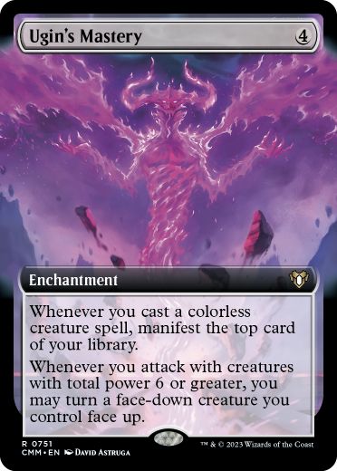 [751]【EN】【FOIL】■拡張アート■ウギンの支配/Ugin's Mastery【CMM】[R][無]