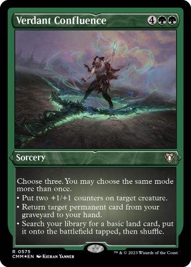 [575]【EN】【エッチングFOIL】新緑の合流点/Verdant Confluence【CMM】[R][緑]
