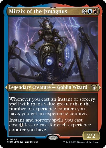 [586]【EN】【エッチングFOIL】イズマグナスのミジックス/Mizzix of the Izmagnus【CMM】[R][多色]