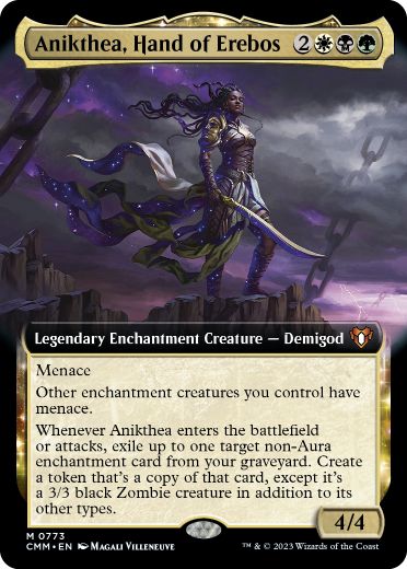 [773]【EN】【FOIL】■拡張アート■エレボスの手、アニクテア/Anikthea, Hand of Erebos【CMM】[M][多色]
