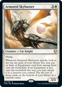 [011]【EN】鎧の空狩人/Armored Skyhunter【CMR】[R][白]