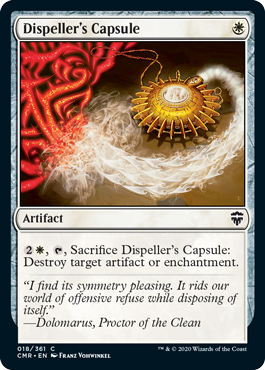 [018]【EN】祓い士の薬包/Dispeller's Capsule【CMR】[C][白]