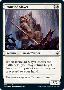 [376]【EN】鉄覆いの処刑者/Ironclad Slayer【CMR】[C][白]