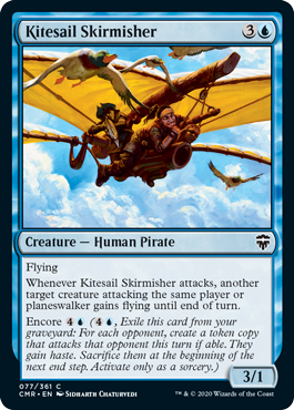 [077]【EN】帆凧の散兵/Kitesail Skirmisher【CMR】[C][青]