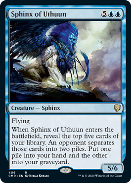 [406]【EN】ウスーンのスフィンクス/Sphinx of Uthuun【CMR】[R][青]