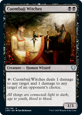 [116]【EN】クォムバッジの魔女/Cuombajj Witches【CMR】[U][黒]