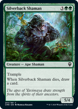 [255]【EN】シルバーバックの巫師/Silverback Shaman【CMR】[C][緑]
