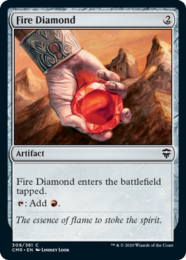 [309]【EN】緋色のダイアモンド/Fire Diamond【CMR】[C][茶]