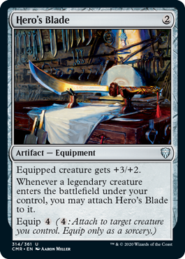 [314]【EN】英雄の刃/Hero's Blade【CMR】[U][茶]