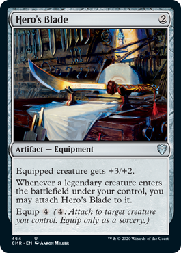 [464]【EN】英雄の刃/Hero's Blade【CMR】[U][茶]