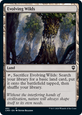 [482]【EN】進化する未開地/Evolving Wilds【CMR】[C][土地]